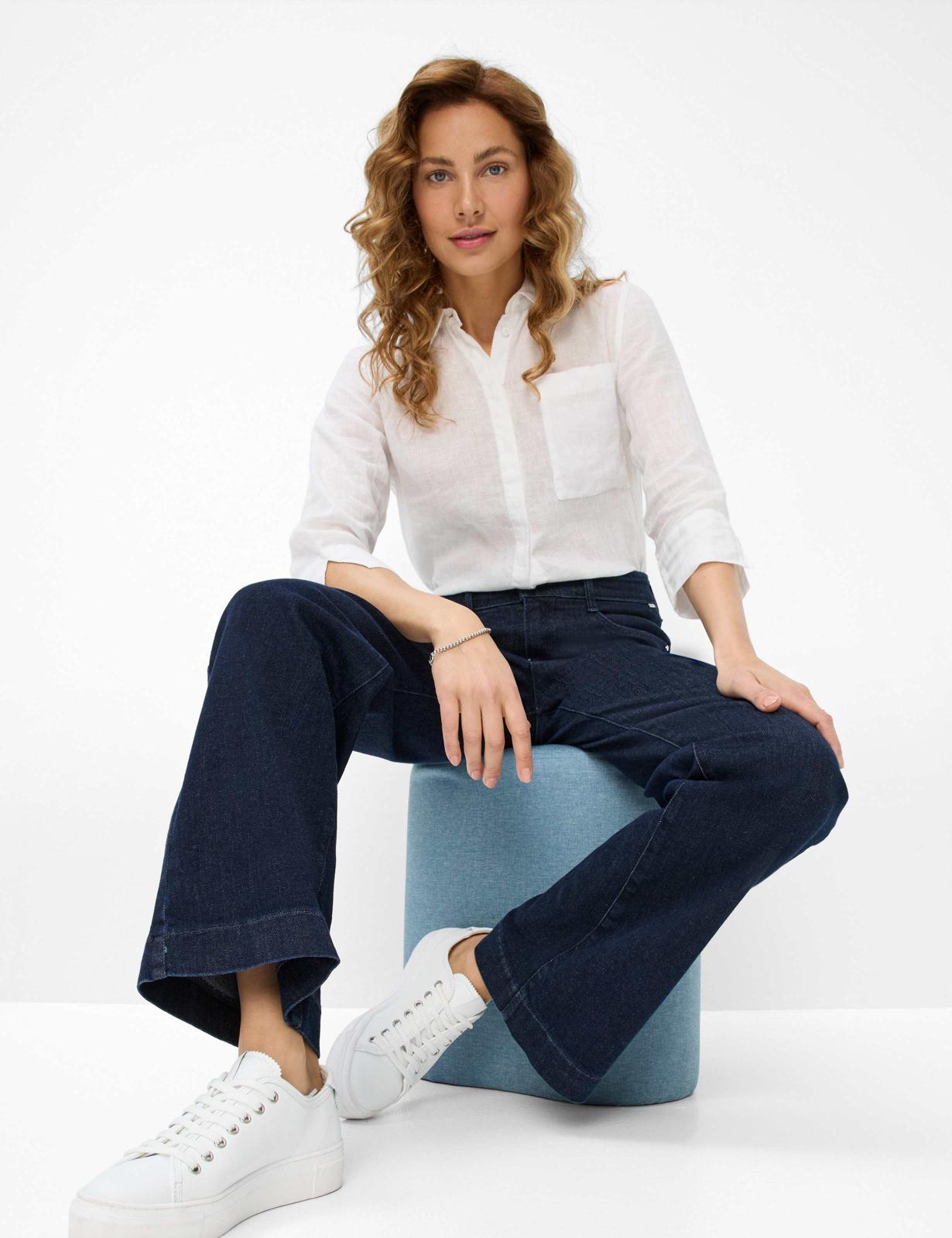 Magic Denim: Five-pocket-Jeans in Wide Leg