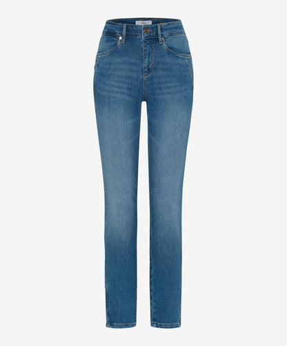 Drainpipe Jeans with Trendy Styling Details