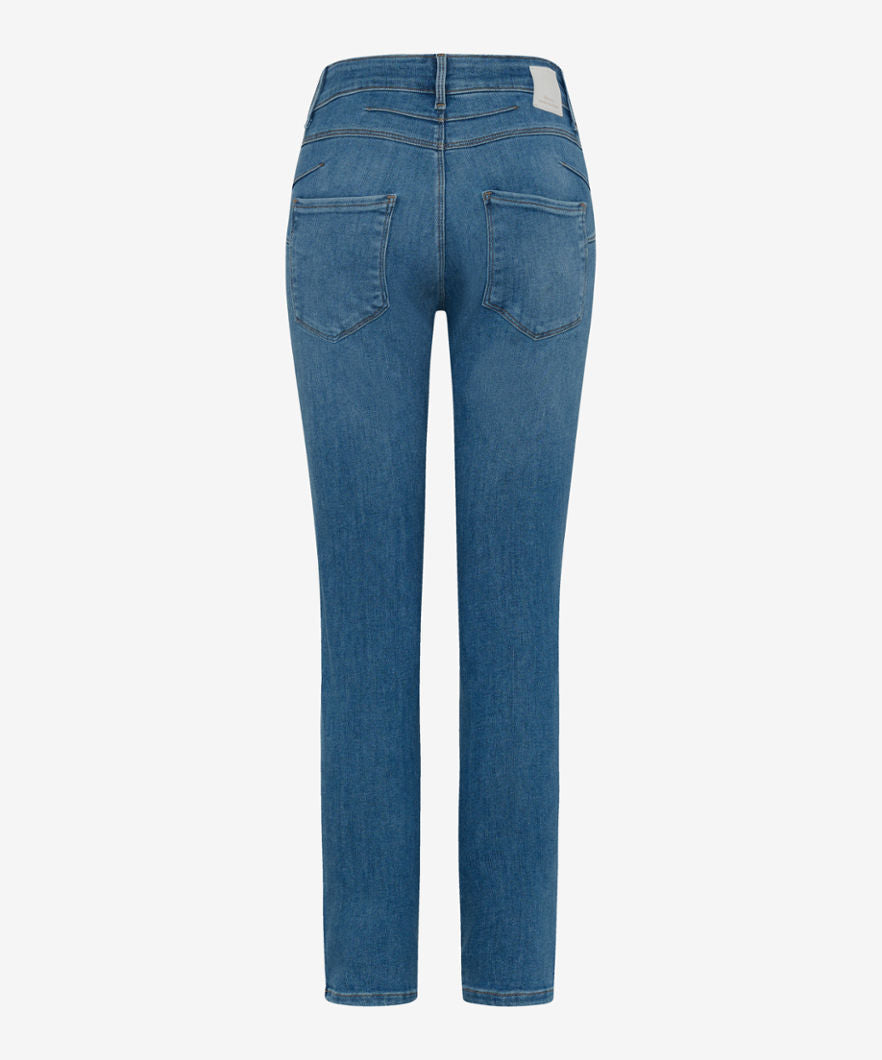 Drainpipe Jeans with Trendy Styling Details