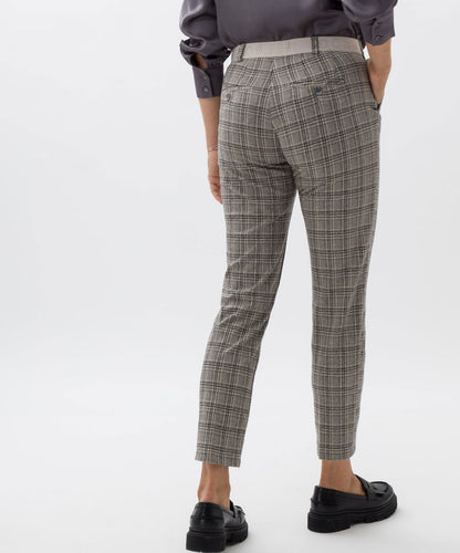 Checkered Trousers in Cool Jersey Quality