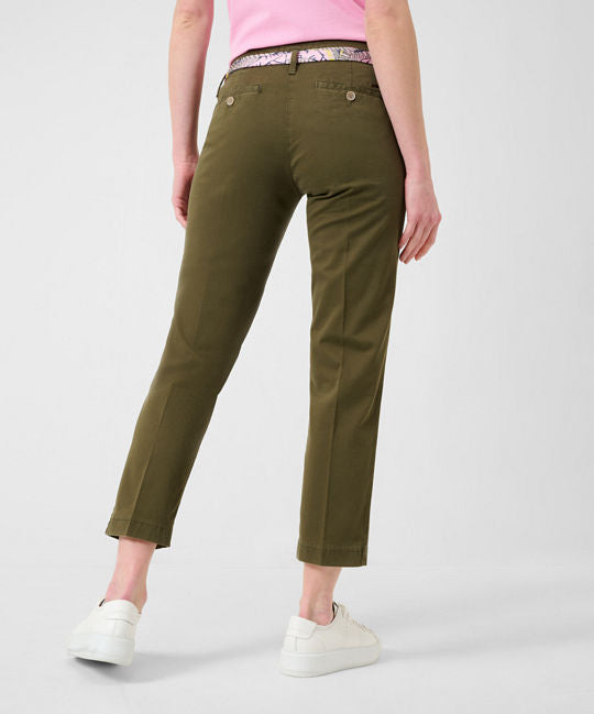 Cropped Pants with Decorative Cord