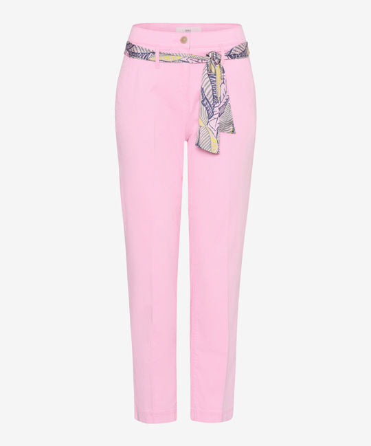 Cropped Pants with Decorative Cord