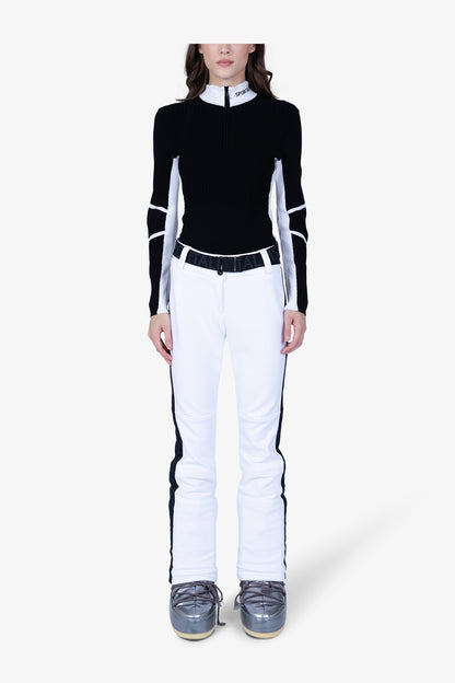 側飾邊微喇滑雪長褲