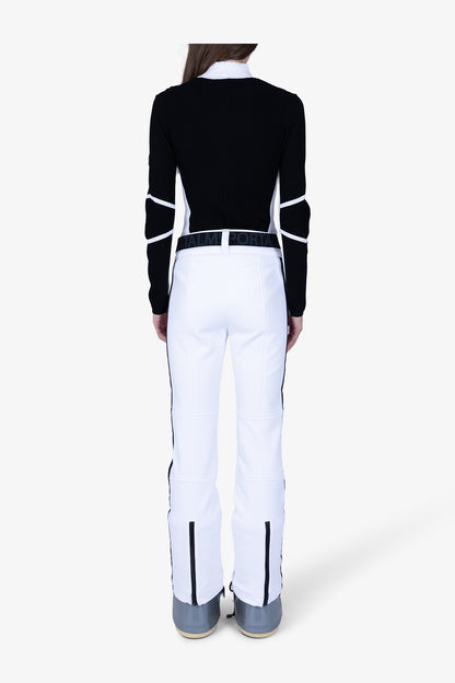 側飾邊微喇滑雪長褲