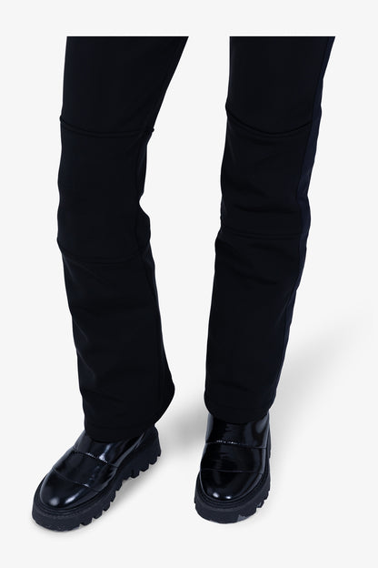 側飾邊微喇滑雪長褲