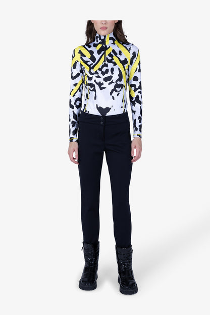 拉鏈口袋緊身長褲