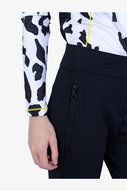 拉鏈口袋緊身長褲