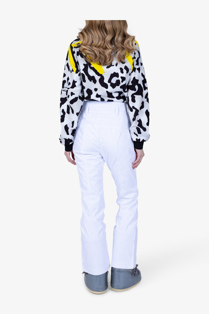 拉鏈口袋襯墊滑雪長褲