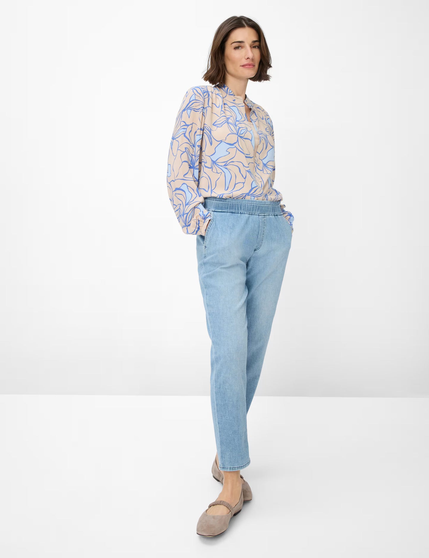 Denim: Chino in Tafeded Fit