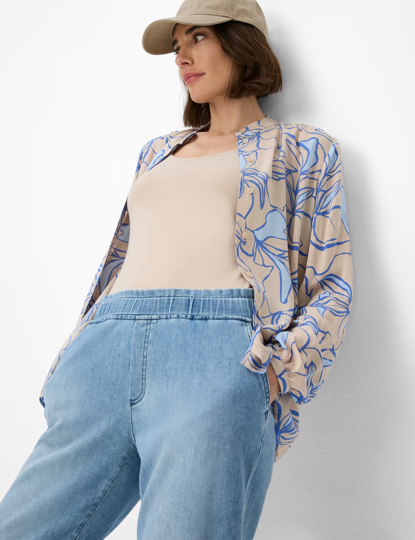 Denim: Chino in Tafeded Fit