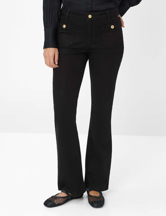 Cotton Dream: Five-pocket Pants in Slim Bootcut