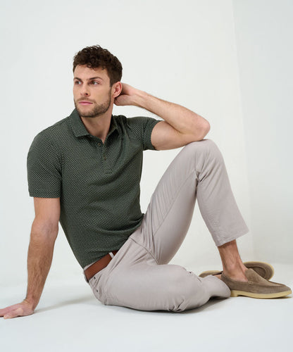 Five-pocket Pants in a Two-toned Look