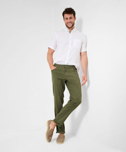 Five-Pocket Pants in Cotton Linen Mix