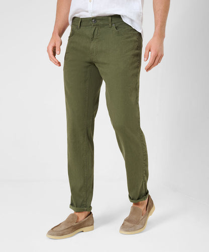 Five-Pocket Pants in Cotton Linen Mix