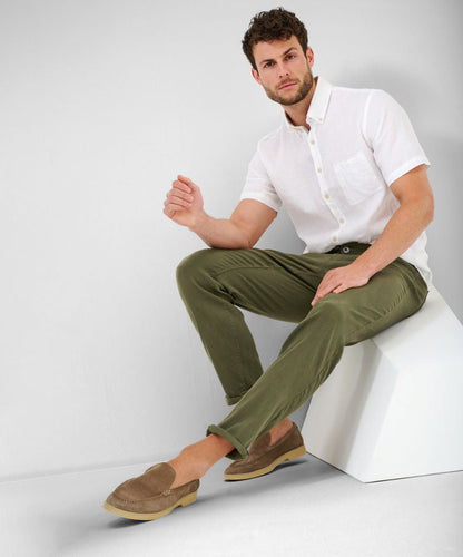 Five-Pocket Pants in Cotton Linen Mix