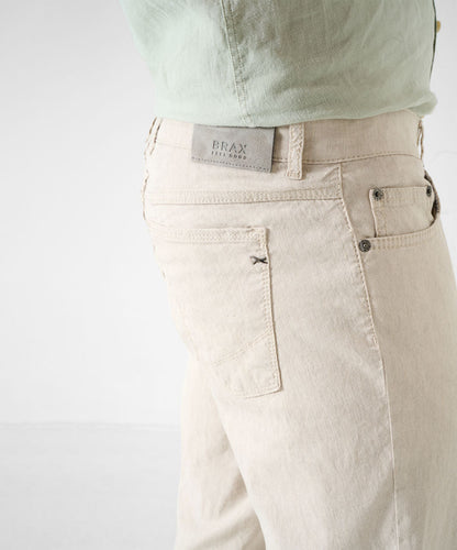 Five-Pocket Pants in Cotton Linen Mix