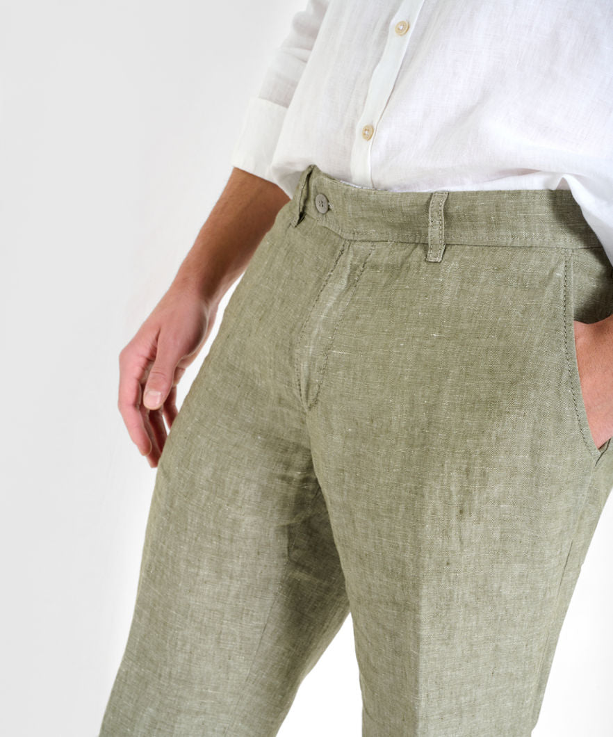 Chinos Made from Summer Linen