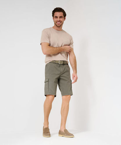 Bermuda Trousers with A Sporty Cargo Look