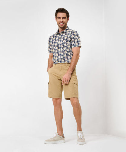 Bermuda Trousers with A Sporty Cargo Look