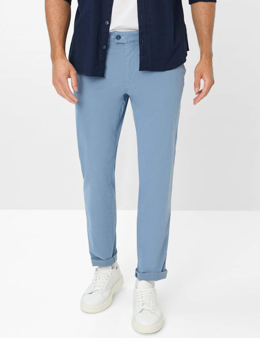 Triple Stone: Flat Front Pants in Regular Fit