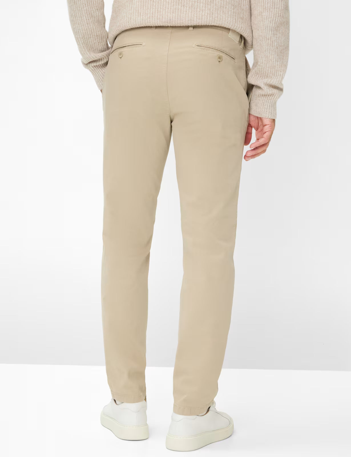 Triple Stone: Flat Front Pants in Regular Fit