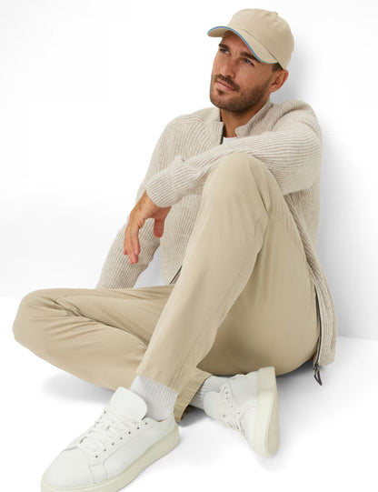 Triple Stone: Flat Front Pants in Regular Fit