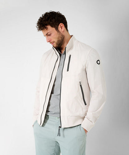 Bomber Jacket wth Sporty Details