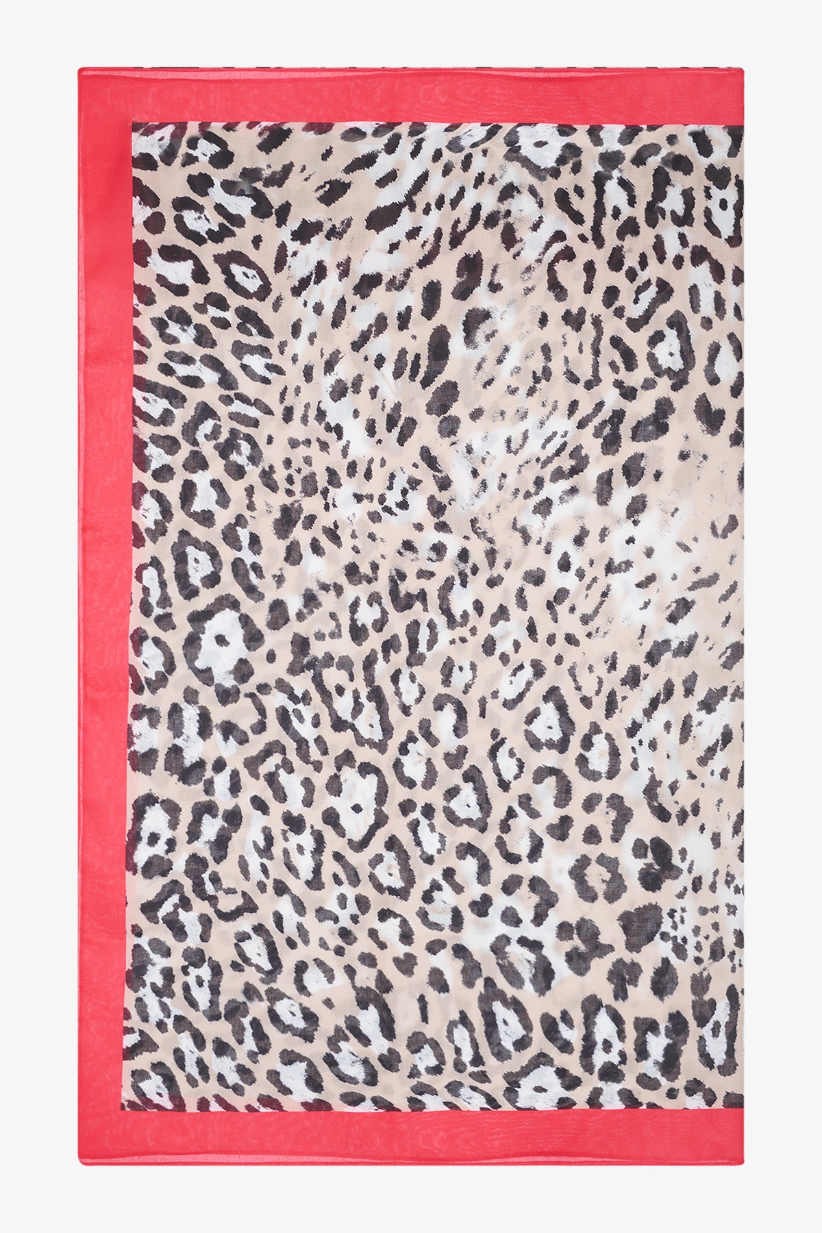 Scarf with Abstract Leo Design