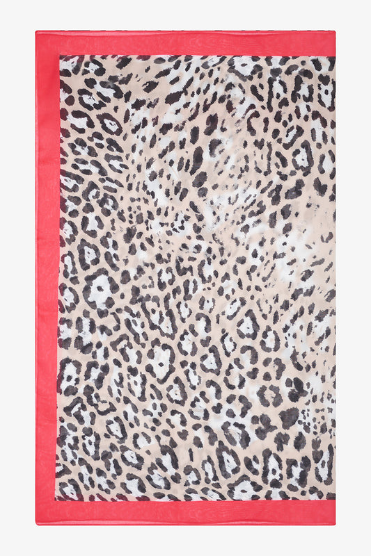 Scarf with Abstract Leo Design