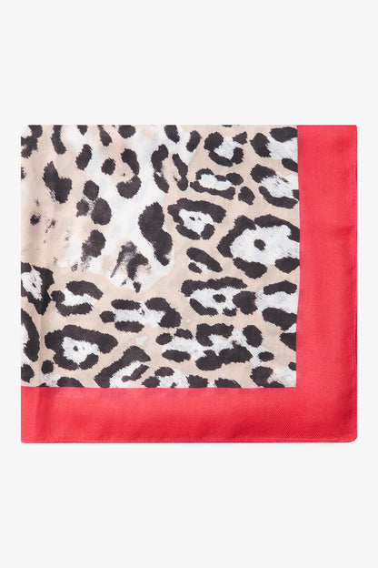 Scarf with Abstract Leo Design