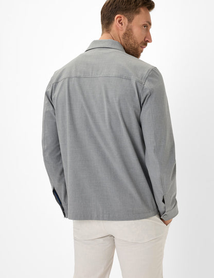 Overshirt in Viscose Mix