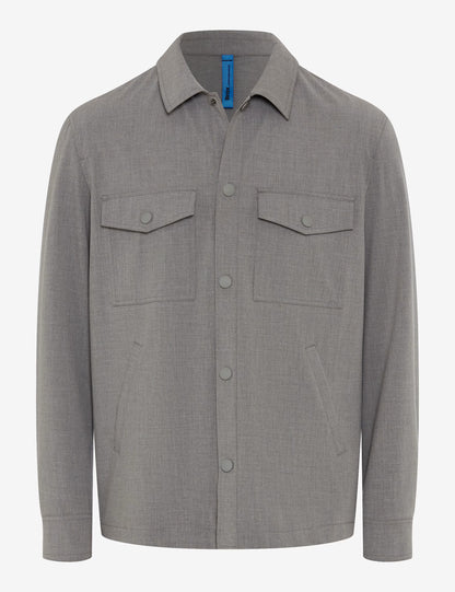 Overshirt in Viscose Mix