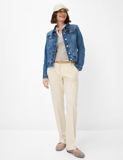 Denim: Jean Jacket in Cotton Mix