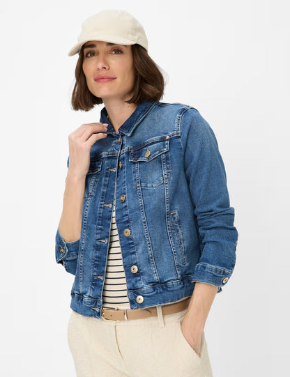 Denim: Jean Jacket in Cotton Mix