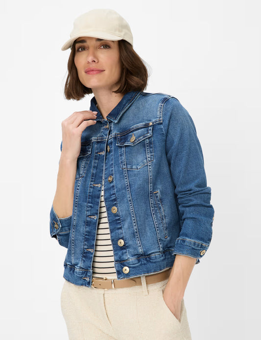 Denim: Jean Jacket in Cotton Mix
