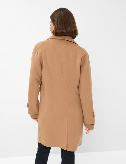 Doubleface: Mantel in Woll Mix