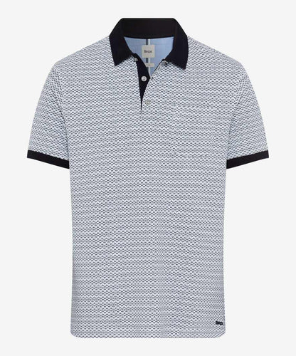 Pique Knit: Polo Shirt in Cotton Mix