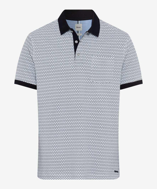 Pique Knit: Polo Shirt in Cotton Mix