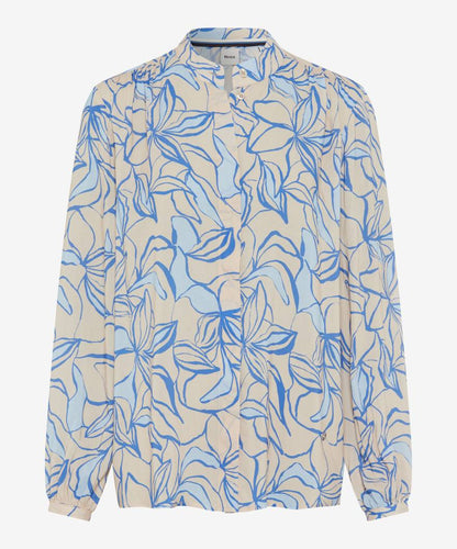 Poplin: Blouse Out of Pure Viscose