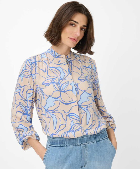 Poplin: Blouse Out of Pure Viscose