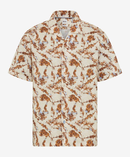 Shirt in Cotton-Linen Mix