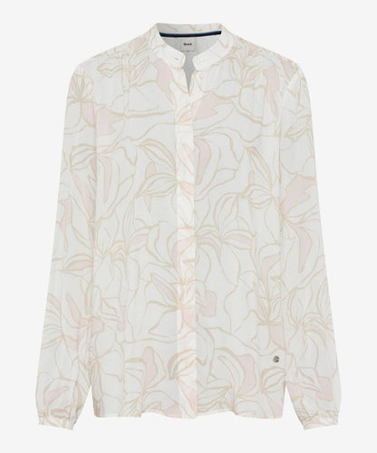 Poplin: Blouse Out of Pure Viscose