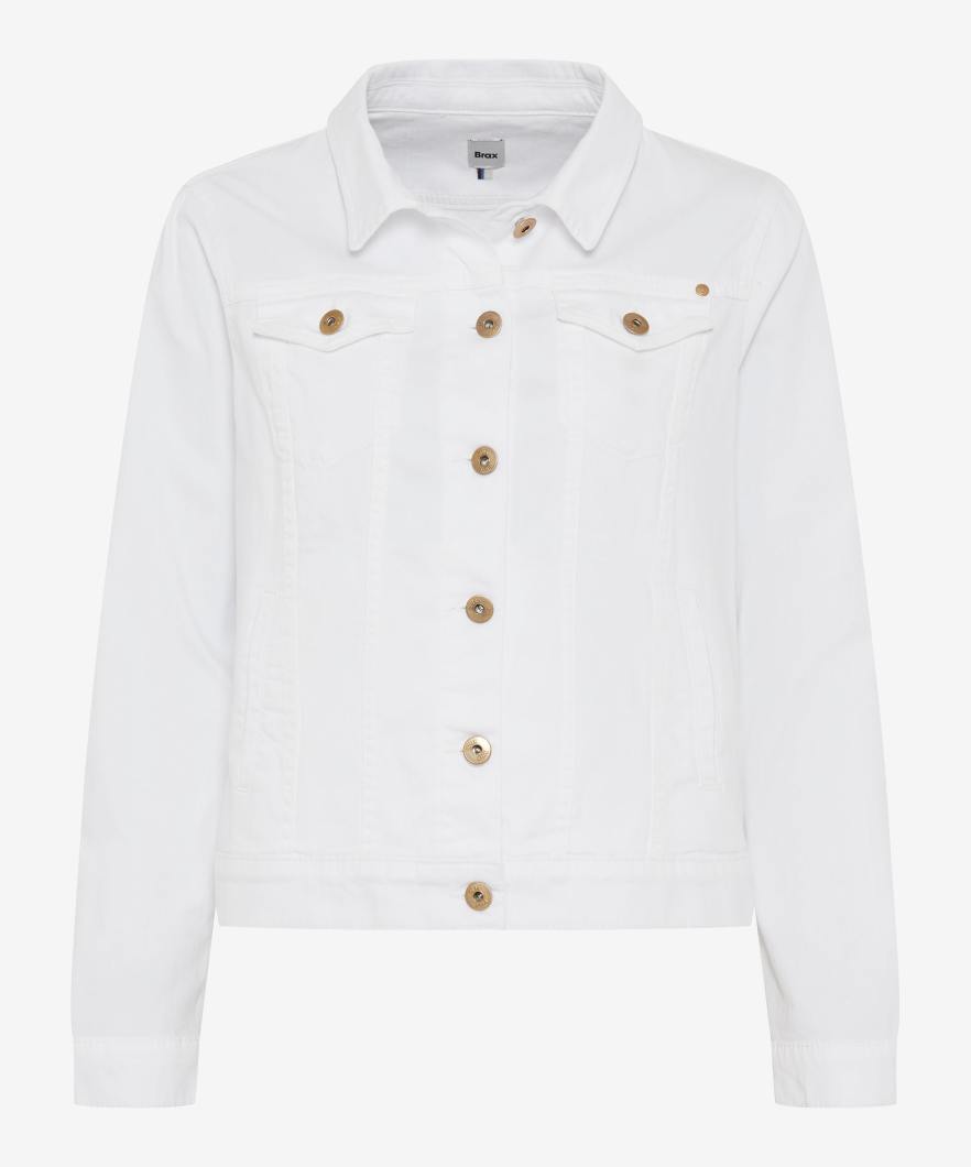 Colored Denim: Jean Jacket in Cotton Mix