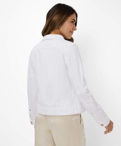 Colored Denim: Jean Jacket in Cotton Mix