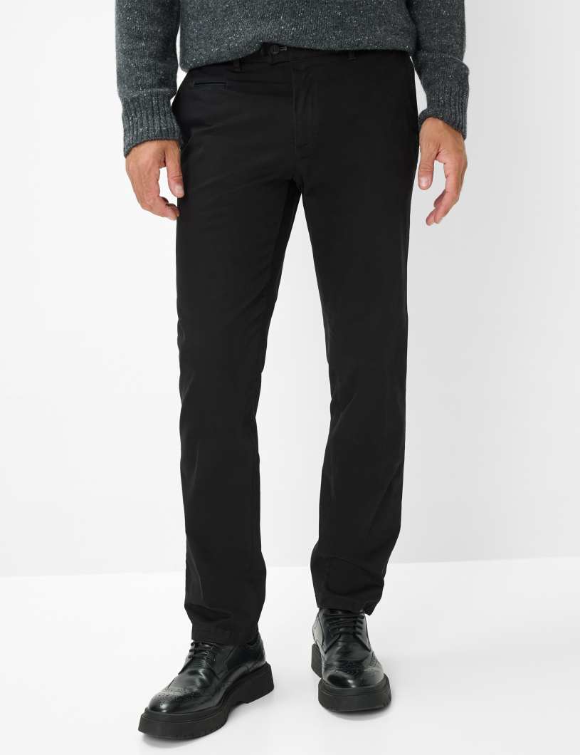 Triple Stone: Flat Front Pants in Regular Fit