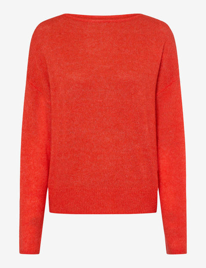 圓領長袖針織套頭衫