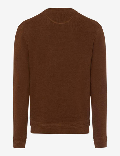 Feel Good Sportive: Knitted Sweater in a Cotton Mix