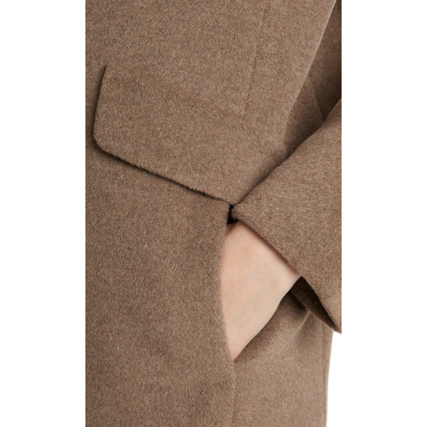 Double-breast coat in wool blend