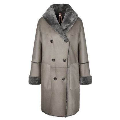 Reversible fur intergrated coat