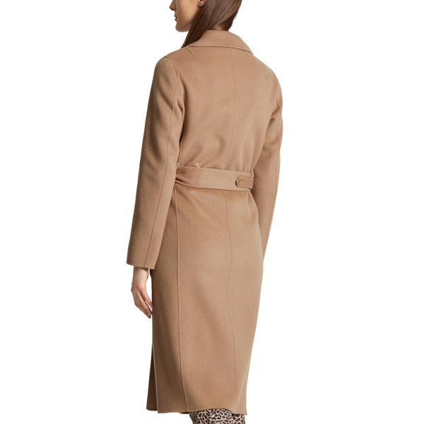 Long coat in wool and cashmere